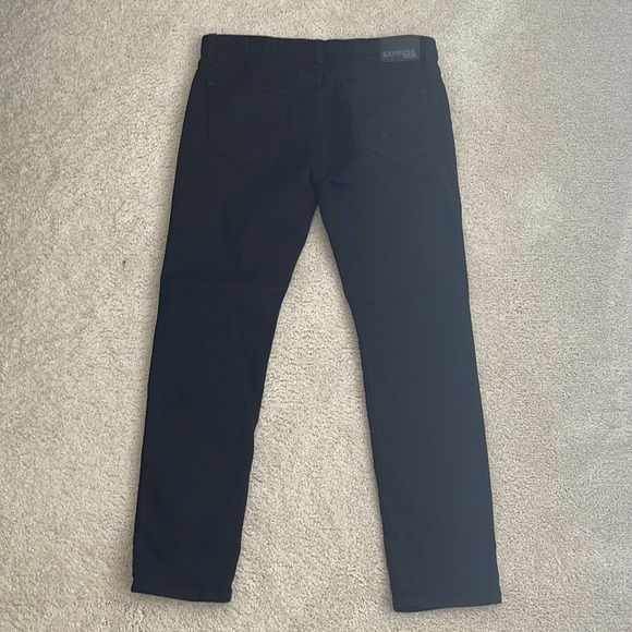 Express Black Jeans Slim Fit Skinny Leg ROCCO - Picture 2 of 2